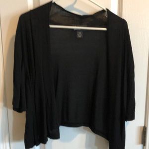 VGU Short Sleeve Lane Bryant Black Shrug 26/28